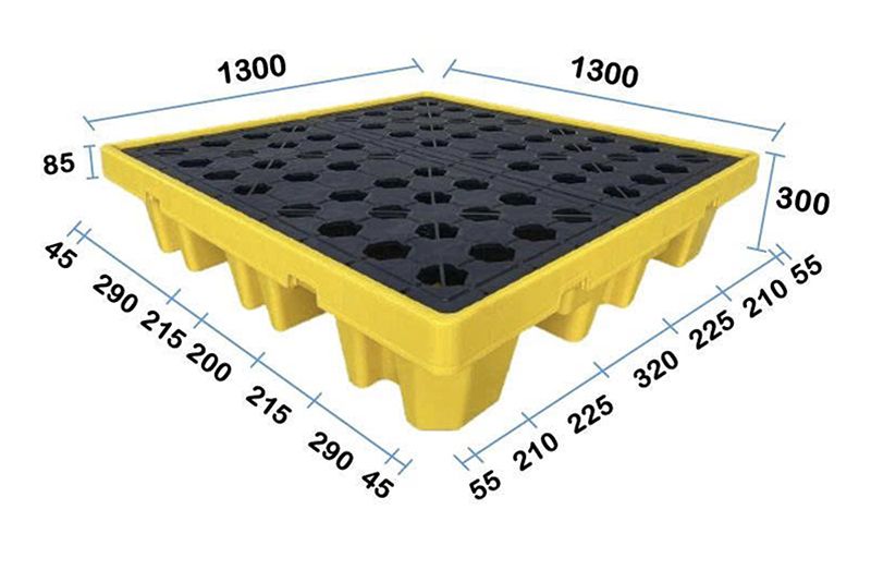 Cấu tạo Pallet chống tràn hóa chất